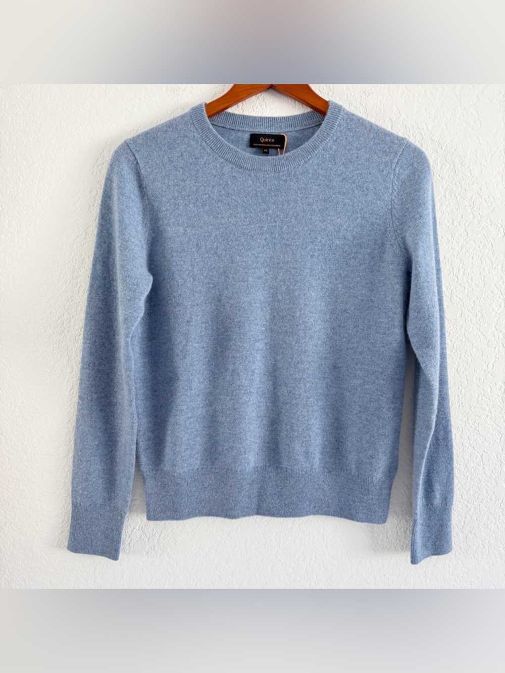 Quince blue Crewneck cashmere Sweater